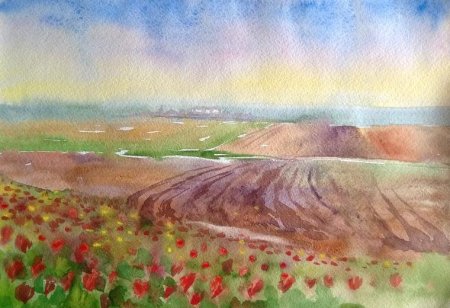 Степь художника Рокчинского