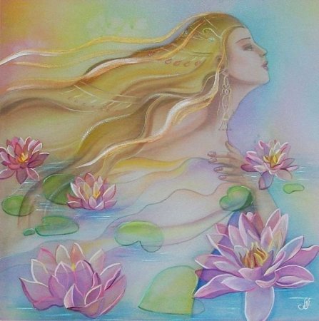 Батик девушки