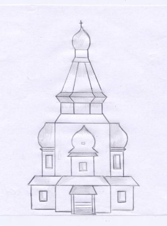 Зарисовка храма