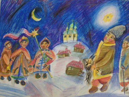 Ночь перед Рождеством иллюстрации