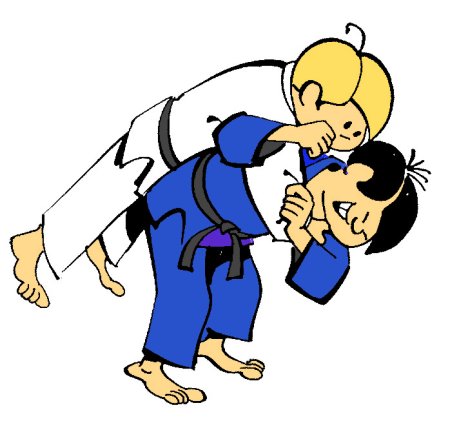 Дзюдо рисунок