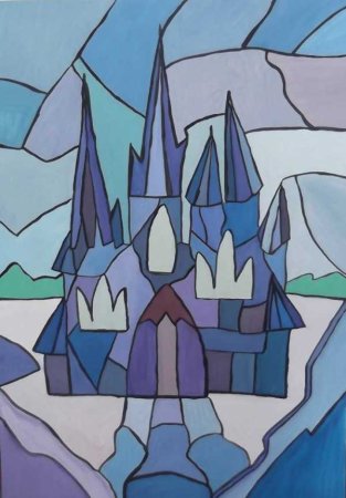 Замок снежной королевы 2 класс