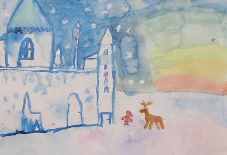 Замок снежной королевы изумрудный город