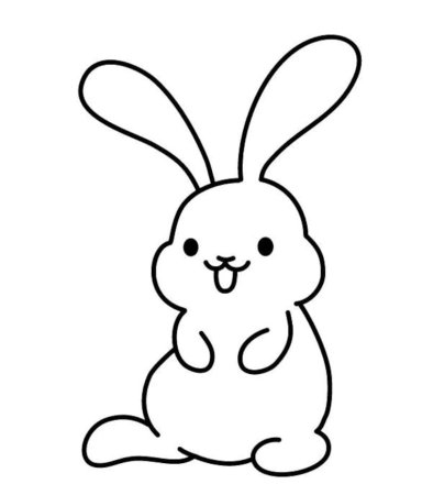 Кролик мультяшный