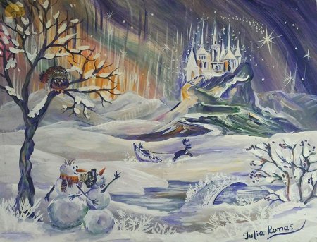 Замок снежной королевы изо