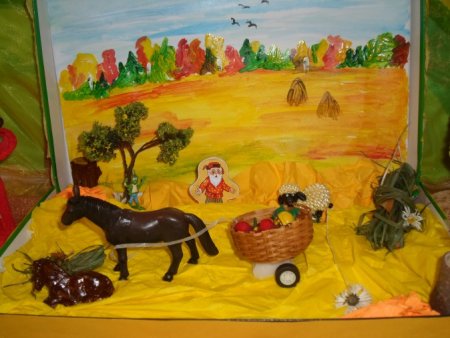 Поделка на тему в гостях у осени