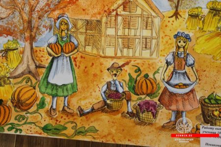 Рисование осенняя ярмарка