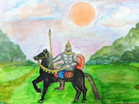 Конкурс рисунков защитники земли русской