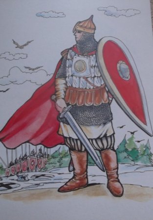 Древнерускиевоины защитники