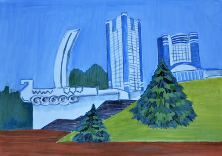 Рисунок на тему город