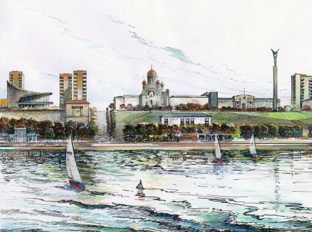 Ваган Каркарьян Самара рисунки Волга