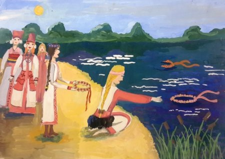 Масленица рисунок