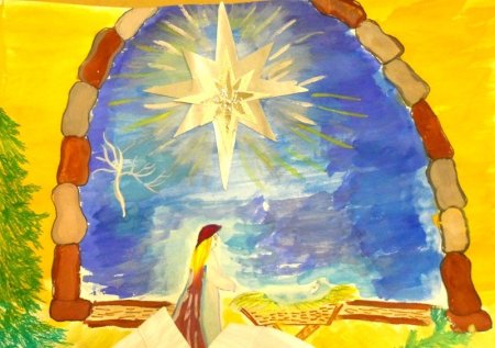 Рисунки на рождественскую тему