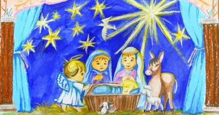 Рождественская звезда рисунок для конкурса