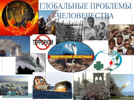 Типы глобальных проблем человечества