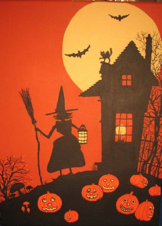 Рисунки на тему Хэллоуина