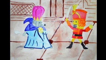 Проиллюстрировать балет Чайковского Щелкунчик
