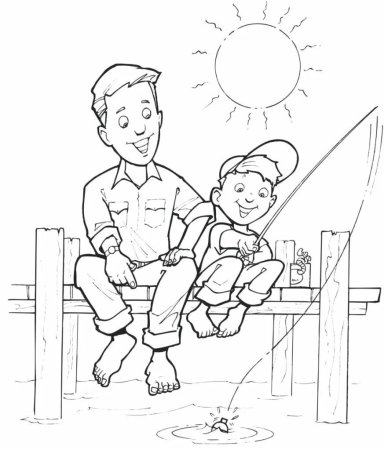 Раскраски на тему папа