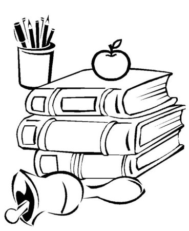 Раскраска школа