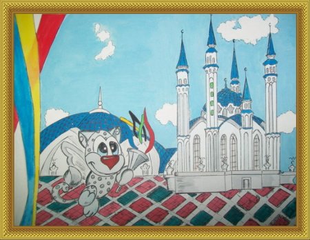 Рисование на тему Казань
