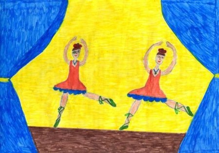 Балерина раскраска для детей