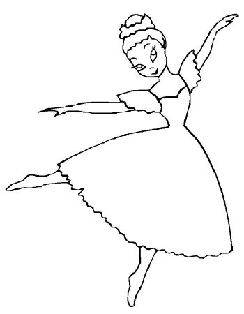Раскраски для девочек танцы