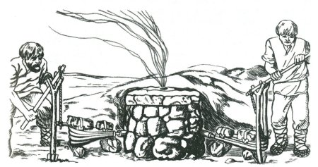 Древняя печь Домница