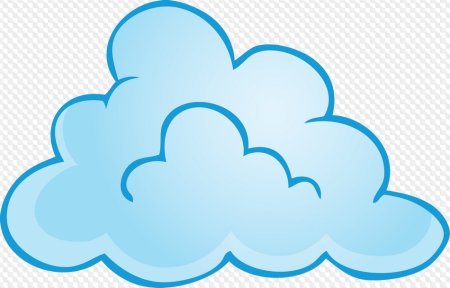 Облака на прозрачном фоне