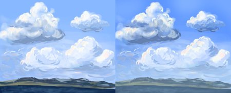 Рисование неба