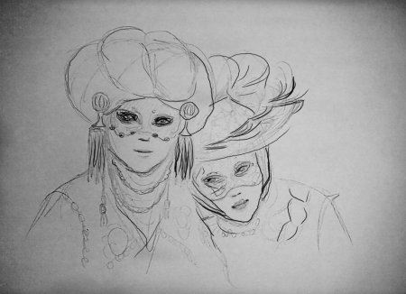 Карнавал карандашом