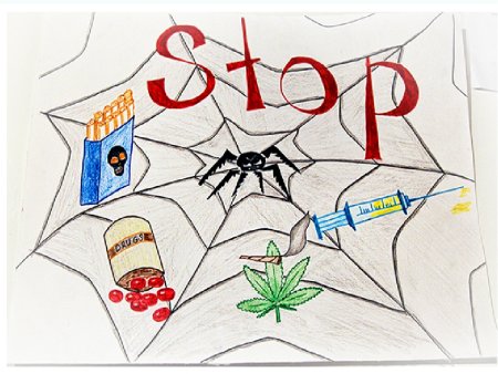 Рисунок на тему против наркотиков и алкоголя