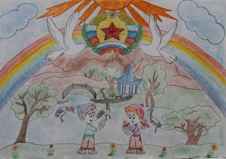 Рисунок ко Дню Республики