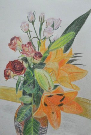 Конкурс рисунков весенний букет