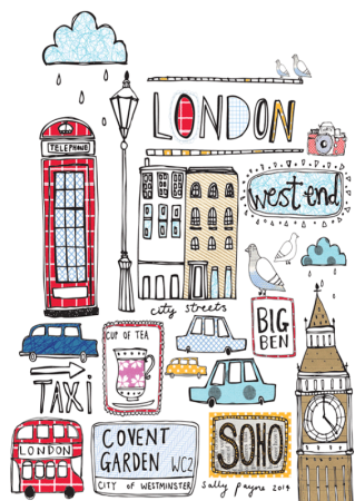 Рисунки Лондона для срисовки