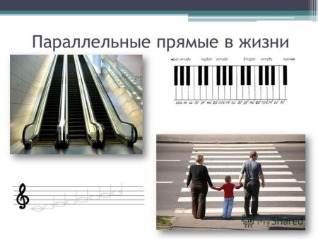 Параллельные прямые в жизни