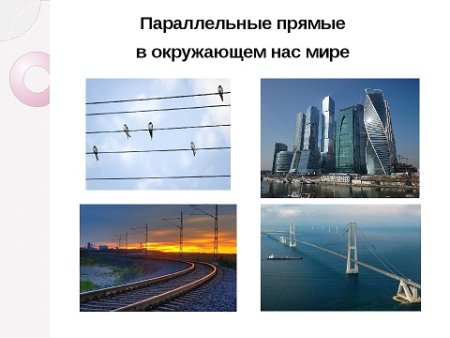 Параллельные прямые в жизни