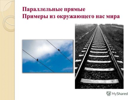 Параллельные и перпендикулярные прямые в жизни
