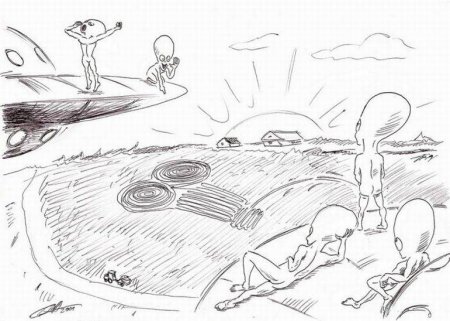 Рисунки на тему инопланетяне