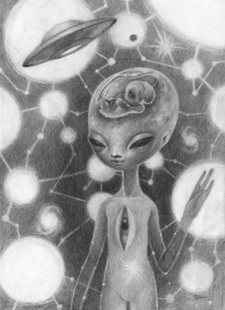 Рисование инопланетяне