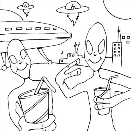 Мир будущего раскраска