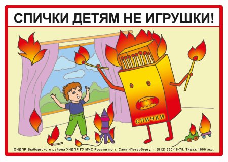 Рисунок Не играй с огнем № - «Безопасное детство» ( - )