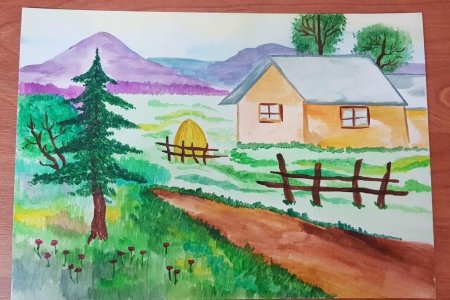 Рисунок на тему природа