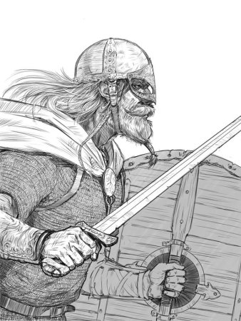 Скандинавия Варяг эскиз