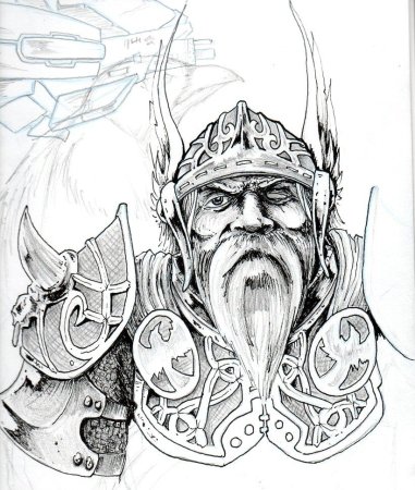 Викинг эскиз