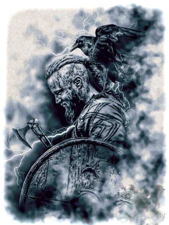 Рагнар Лодброк тату