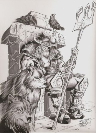 Викинговская мифология тату