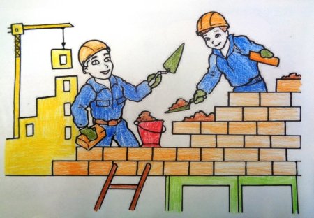 Профессия Строитель для детей