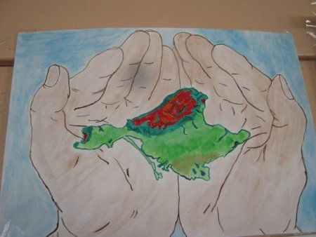 Рисунок на тему Крым