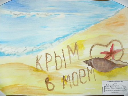 Крым в моём сердце рисунки
