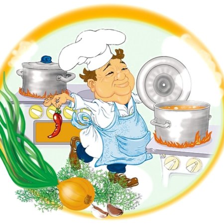 Картина повара для детей